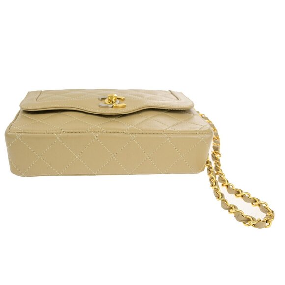 CHANEL Paris CC Mini Matelasse Flap Chain Shoulder Bag Leather - Picture 6 of 16